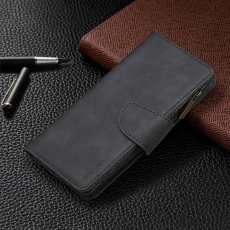 Housse iPhone 11 Multi-Fonctionnelle avec Pochette Fermeture Éclair