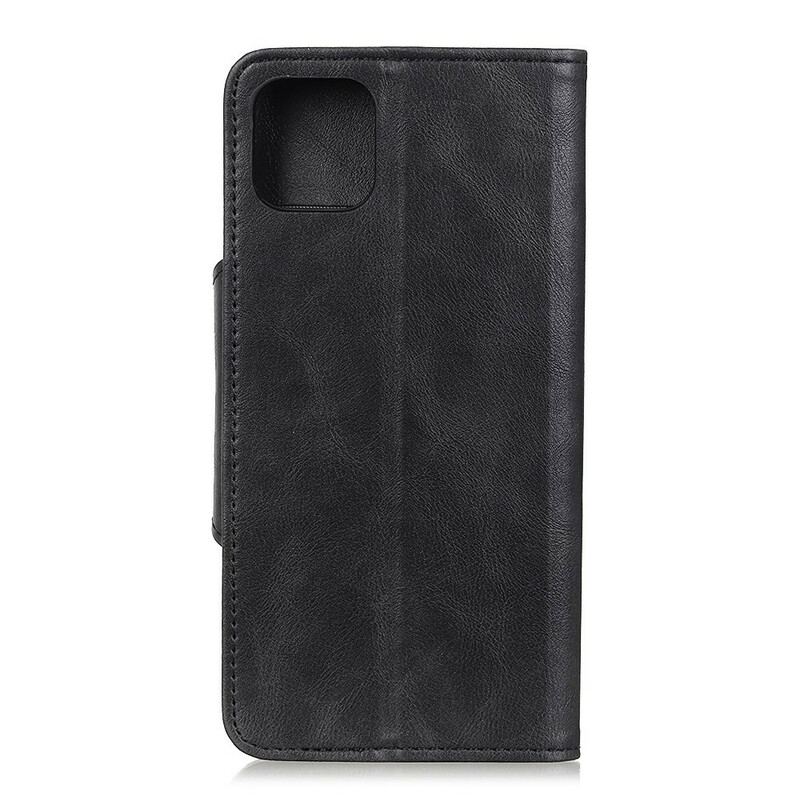 Housse iPhone 11 Simili Cuir Bouton