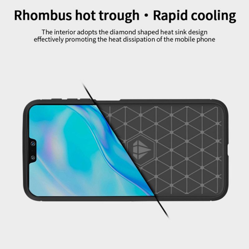 Coque Vivo V23 5G Fibre Carbone Brossée