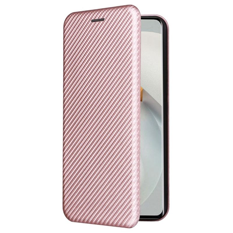 Flip Cover Vivo V23 5G Fibre Carbone Colorée