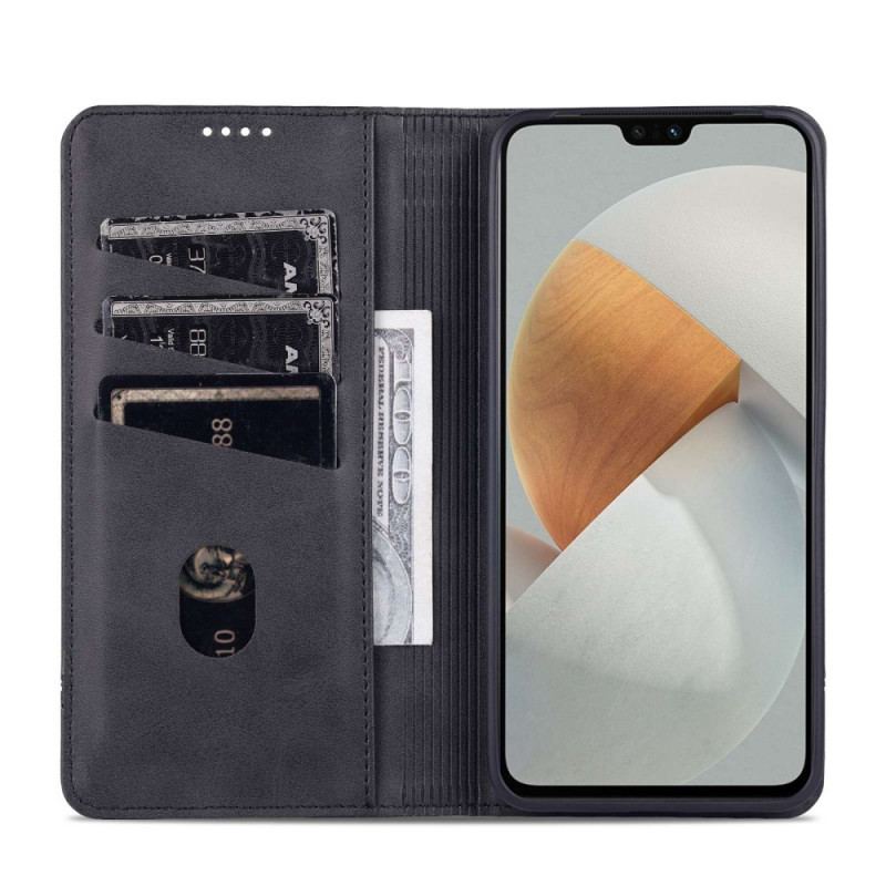 Flip Cover Vivo V23 5G Simili Cuir AZNS