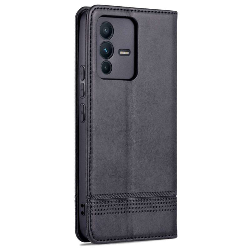 Flip Cover Vivo V23 5G Simili Cuir AZNS