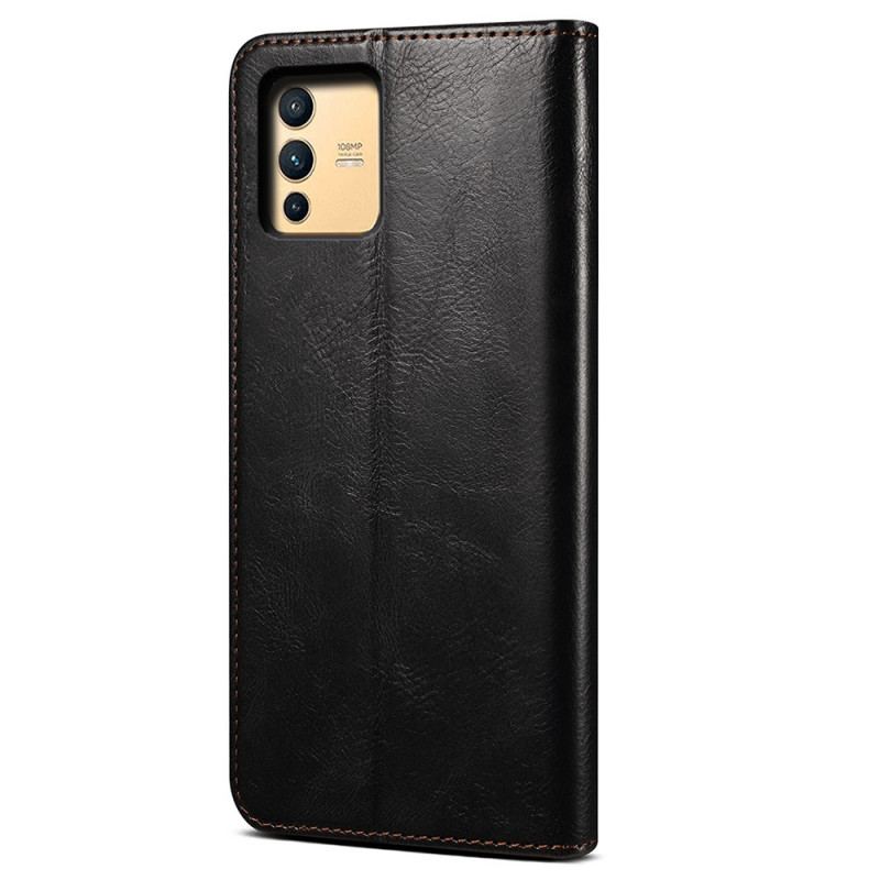 Flip Cover Vivo V23 5G Simili Cuir Ciré