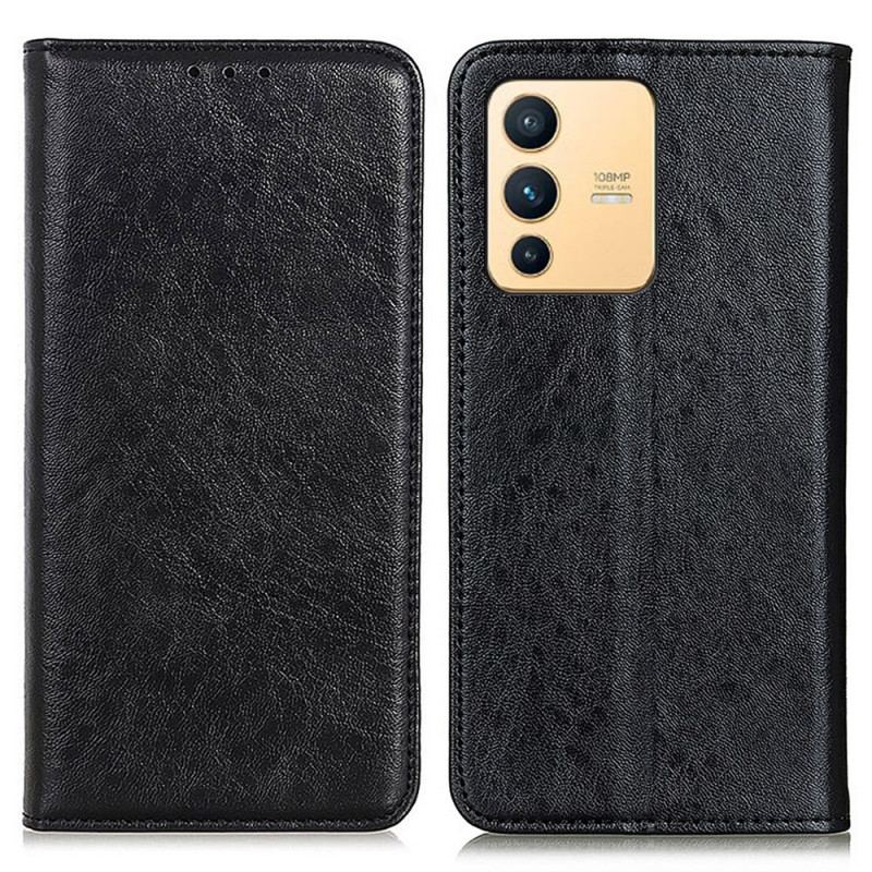 Flip Cover Vivo V23 5G Texturée