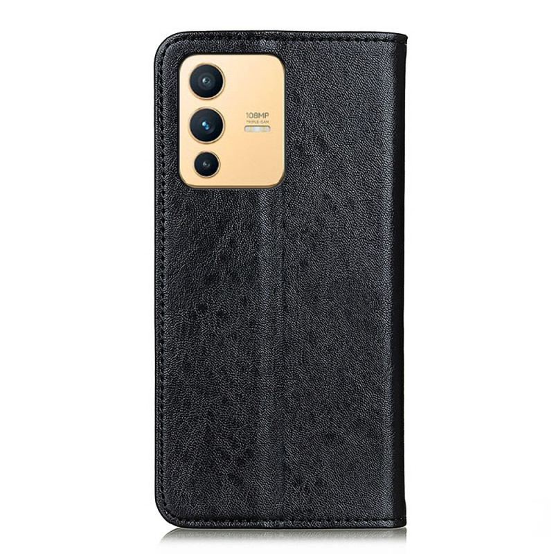 Flip Cover Vivo V23 5G Texturée