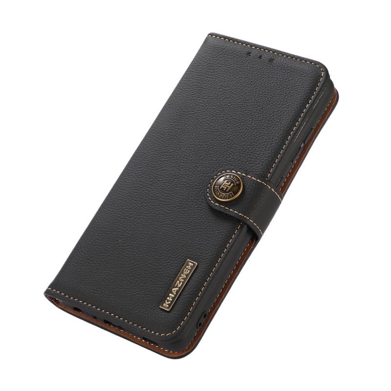 Housse Vivo V23 5G Cuir Véritable KHAZNEH RFID