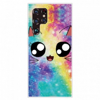 Coque Samsung Galaxy S22 Ultra 5G Chat Cartoon