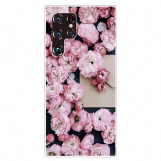 Coque Samsung Galaxy S22 Ultra 5G Fleurs Roses