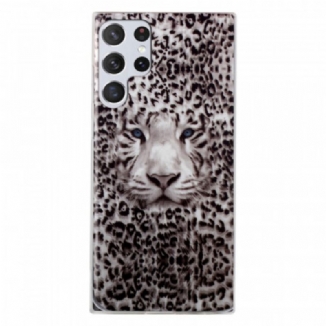 Coque Samsung Galaxy S22 Ultra 5G Leopard Fluorescente