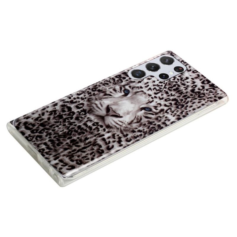 Coque Samsung Galaxy S22 Ultra 5G Leopard Fluorescente