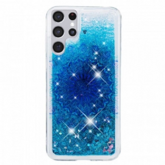 Coque Samsung Galaxy S22 Ultra 5G Mandala Paillettes