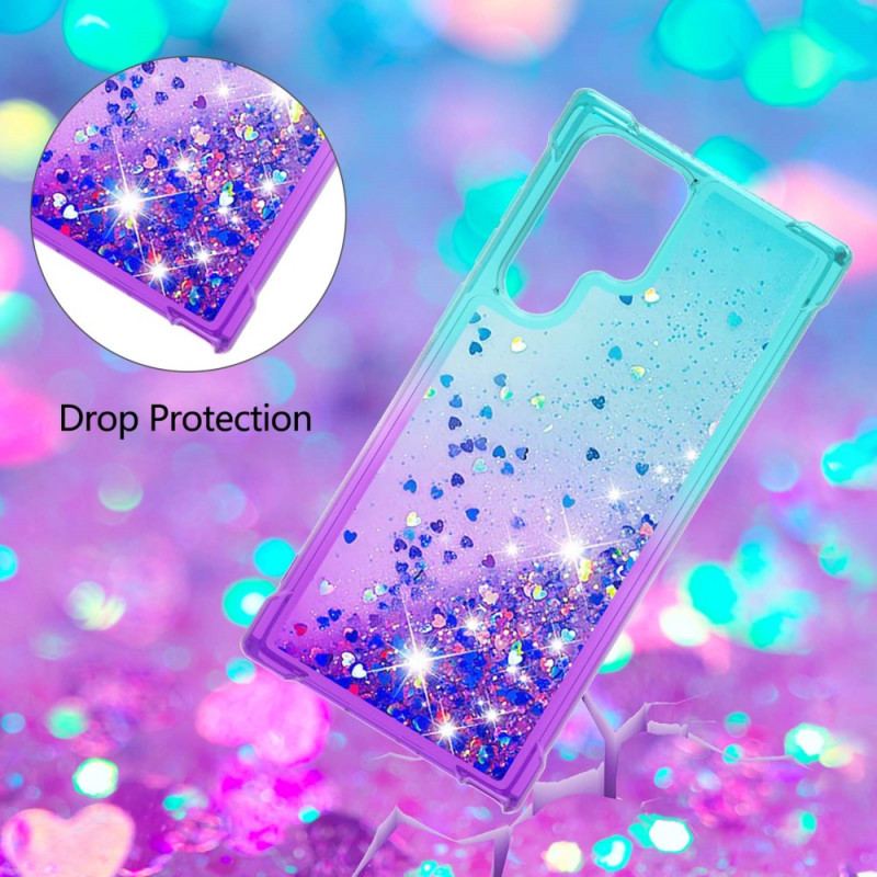 Coque Samsung Galaxy S22 Ultra 5G Paillettes Colors