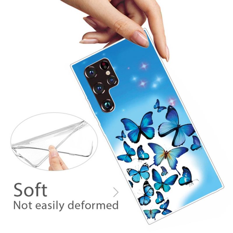 Coque Samsung Galaxy S22 Ultra 5G Papillons Papillons 2