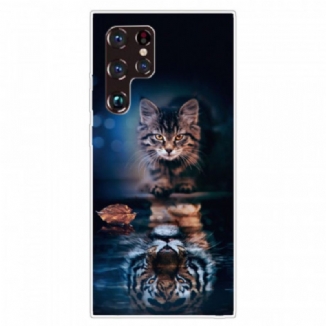 Coque Samsung Galaxy S22 Ultra 5G Réflexion Chat