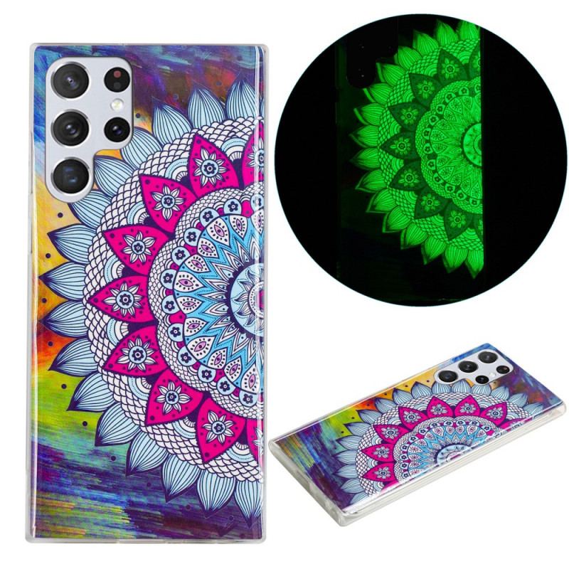 Coque Samsung Galaxy S22 Ultra 5G Série Floralies Fluorescente