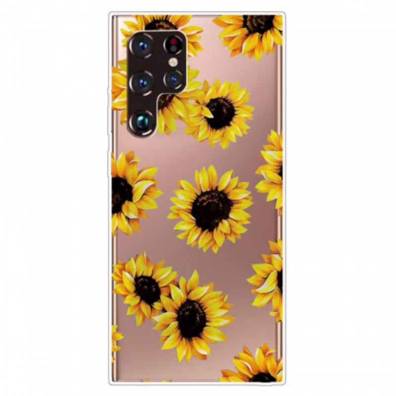 Coque Samsung Galaxy S22 Ultra 5G Tournesols