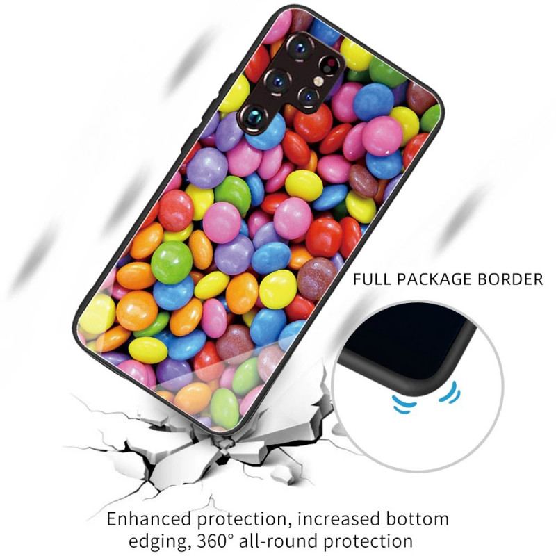 Coque Samsung Galaxy S22 Ultra 5G Verre Trempé Bonbons