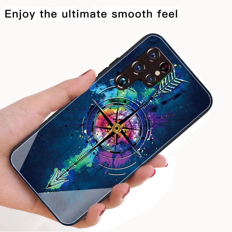 Coque Samsung Galaxy S22 Ultra 5G Verre Trempé Flèche