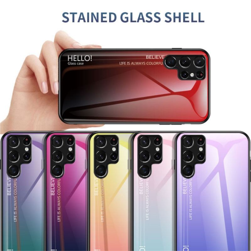 Coque Samsung Galaxy S22 Ultra 5G Verre Trempé Hello