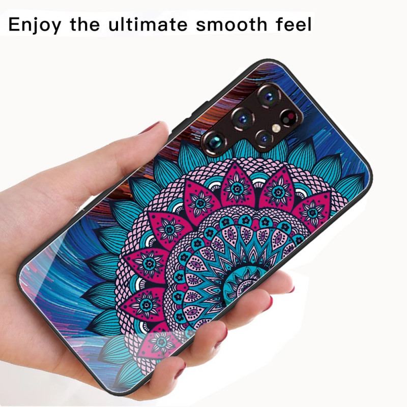 Coque Samsung Galaxy S22 Ultra 5G Verre Trempé Mandala