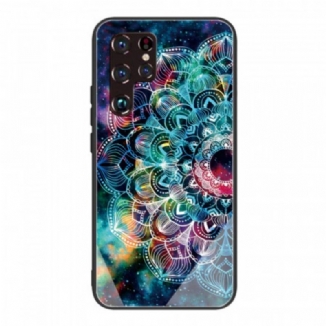 Coque Samsung Galaxy S22 Ultra 5G Verre Trempé Mandala