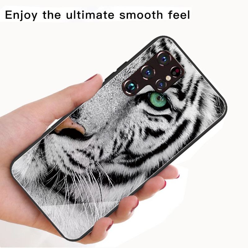 Coque Samsung Galaxy S22 Ultra 5G Verre Trempé Tigre