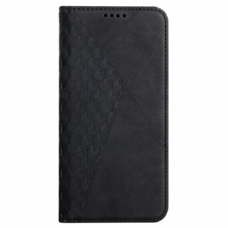 Flip Cover Samsung Galaxy S22 Ultra 5G Effet Cuir Géo