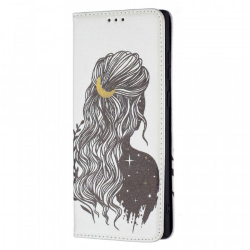 Flip Cover Samsung Galaxy S22 Ultra 5G Jolie Chevelure