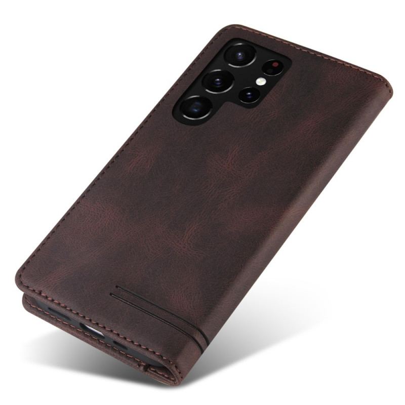 Flip Cover Samsung Galaxy S22 Ultra 5G Simili Cuir GQ.UTROBE