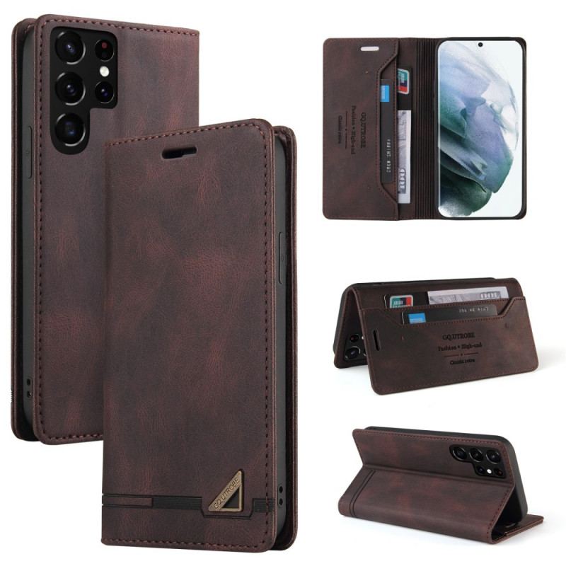 Flip Cover Samsung Galaxy S22 Ultra 5G Simili Cuir GQ.UTROBE