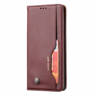 Flip Cover Samsung Galaxy S22 Ultra 5G Simili Cuir Porte-Cartes