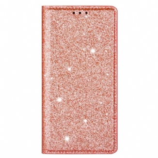 Flip Cover Samsung Galaxy S22 Ultra 5G Style Paillettes