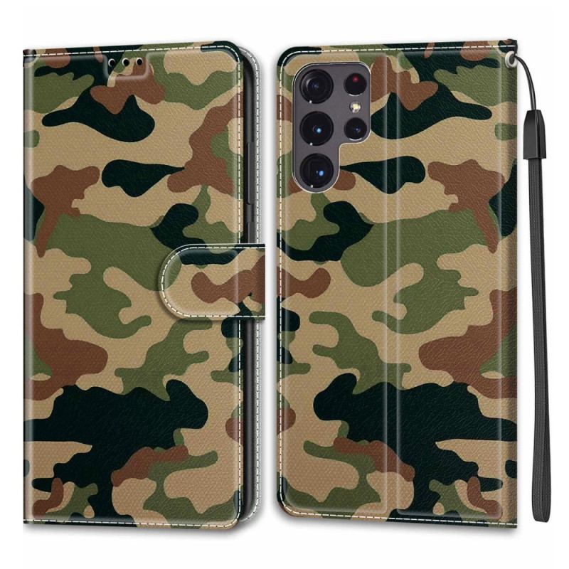 Housse Samsung Galaxy S22 Ultra 5G Camouflage Militaire