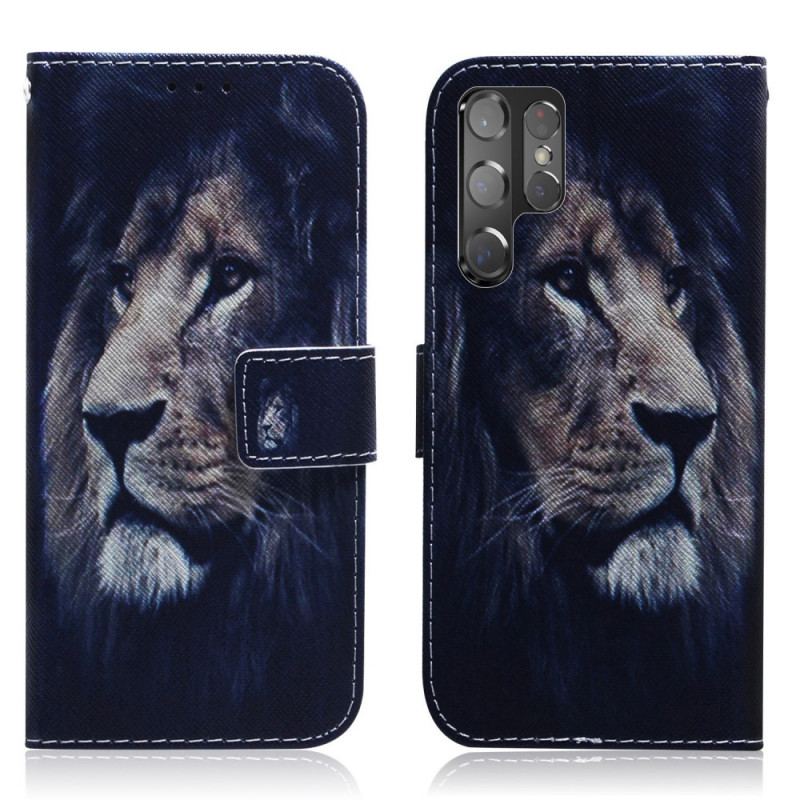 Housse Samsung Galaxy S22 Ultra 5G Dreaming Lion