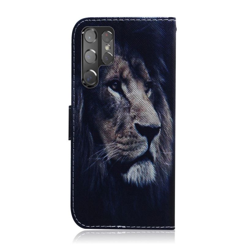 Housse Samsung Galaxy S22 Ultra 5G Dreaming Lion