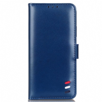 Housse Samsung Galaxy S22 Ultra 5G Effet Cuir Tricolore