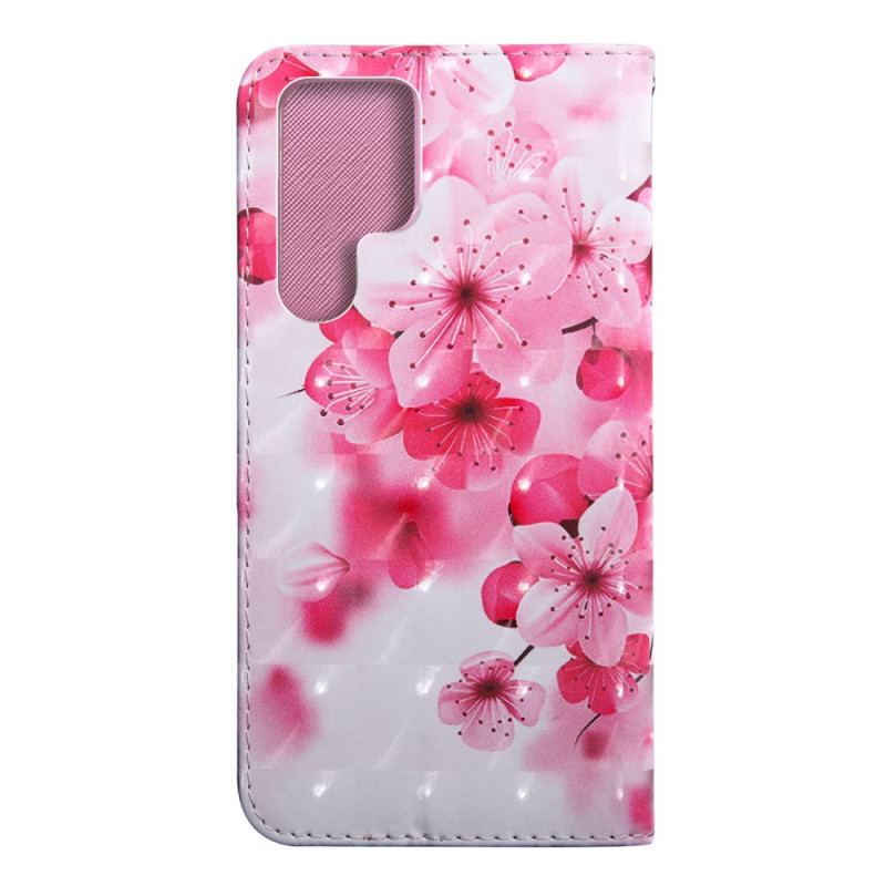 Housse Samsung Galaxy S22 Ultra 5G Fleurs Roses