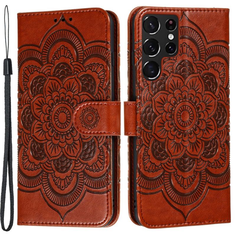 Housse Samsung Galaxy S22 Ultra 5G Mandala Entier