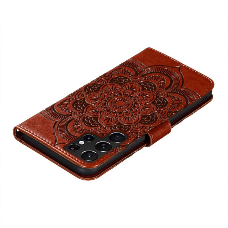 Housse Samsung Galaxy S22 Ultra 5G Mandala Entier