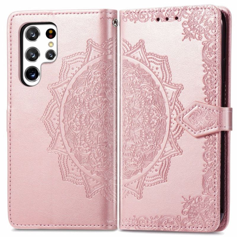 Housse Samsung Galaxy S22 Ultra 5G Mandala Moyen Age