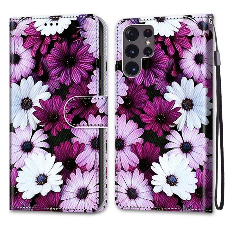 Housse Samsung Galaxy S22 Ultra 5G Merveille Florale