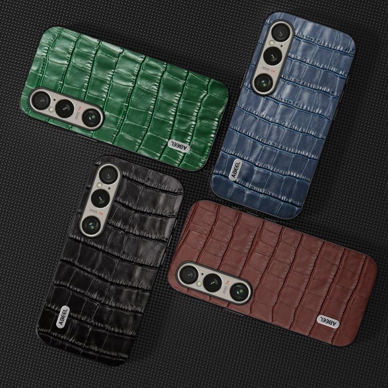 Coque Sony Xperia 1 VI Texture Crocodile ABEEL