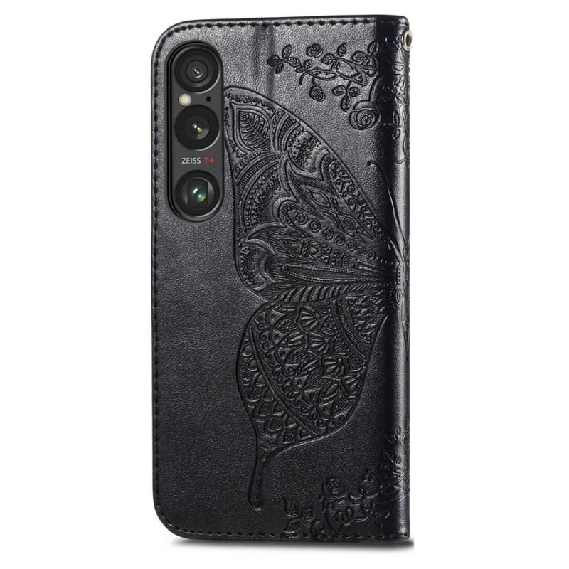 Housse Sony Xperia 1 VI Papillon Baroque