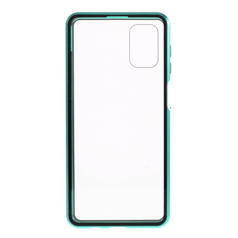 Coque Samsung Galaxy M51 Rebords Métal et Verre Trempé