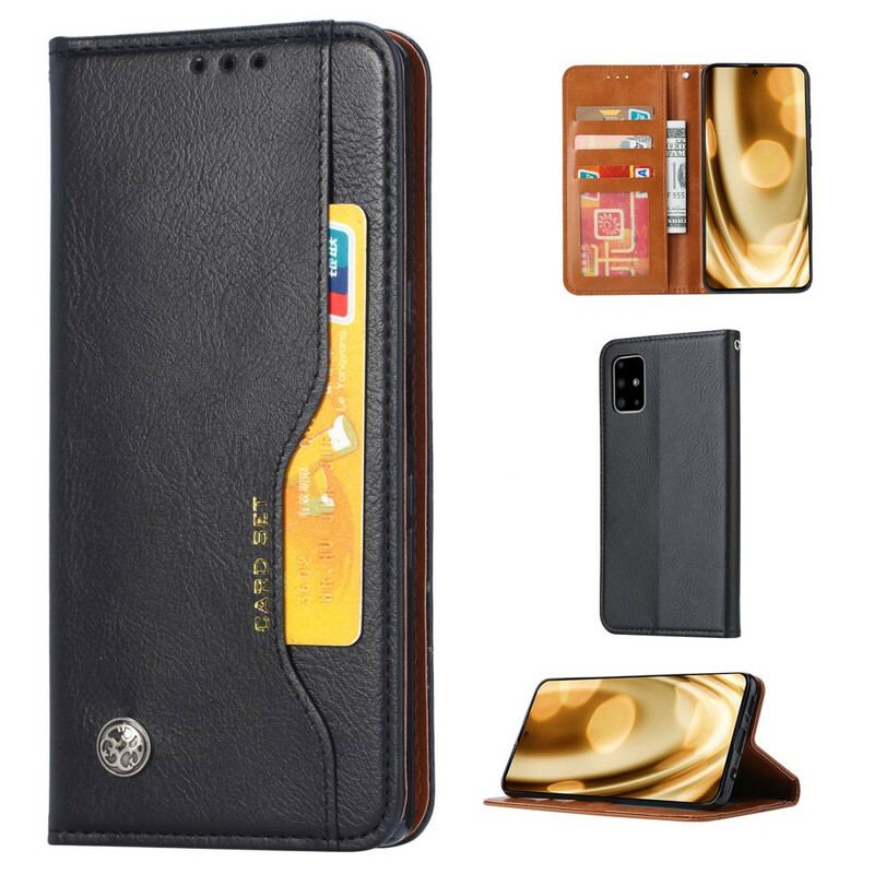 Flip Cover Samsung Galaxy M51 Simili Cuir Porte-Cartes