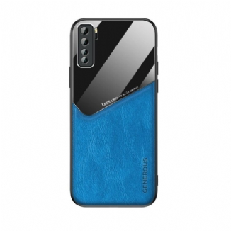 Coque Huawei P40 Effet Cuir Magnétique