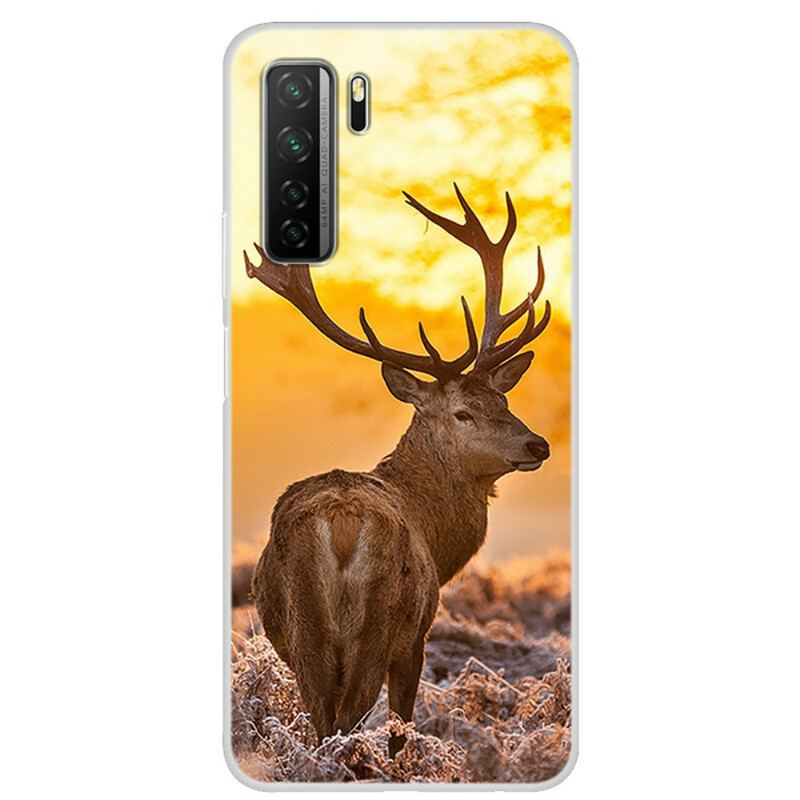 Coque Huawei P40 Lite 5G Cerf et Paysage