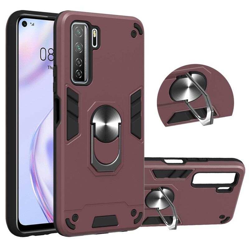 Coque Huawei P40 Lite 5G Détachable Anneau-Support