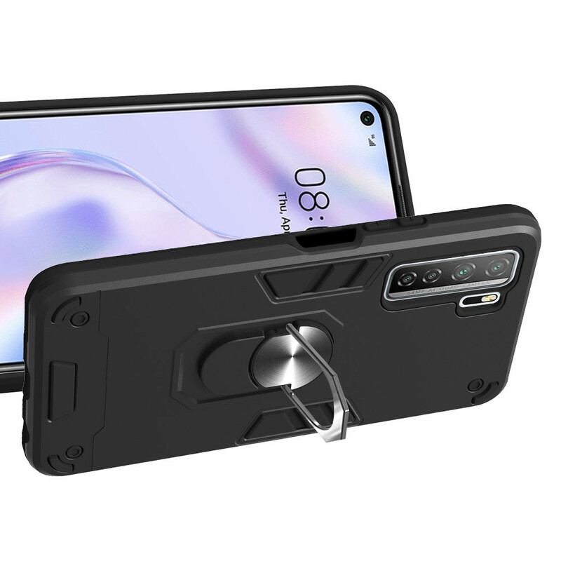 Coque Huawei P40 Lite 5G Détachable Anneau-Support