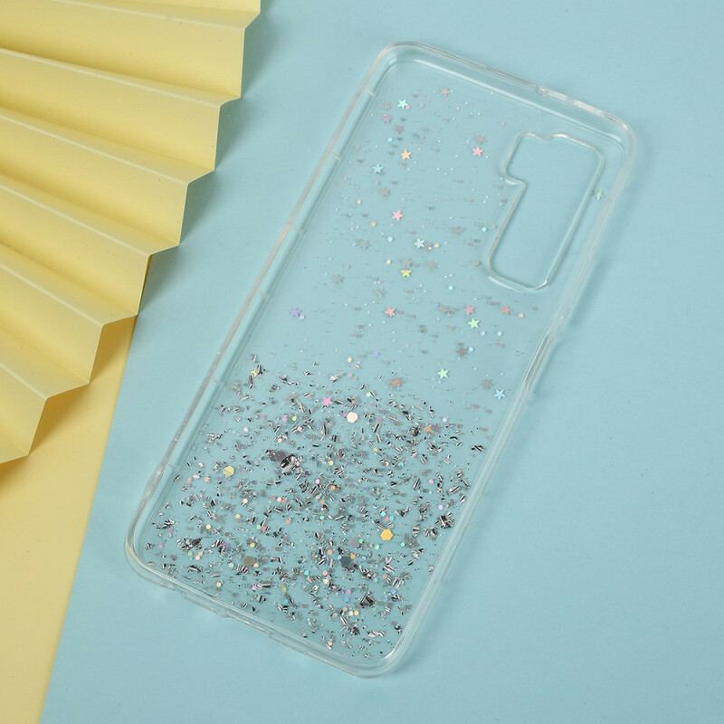 Coque Huawei P40 Lite 5G Poudre Paillettes